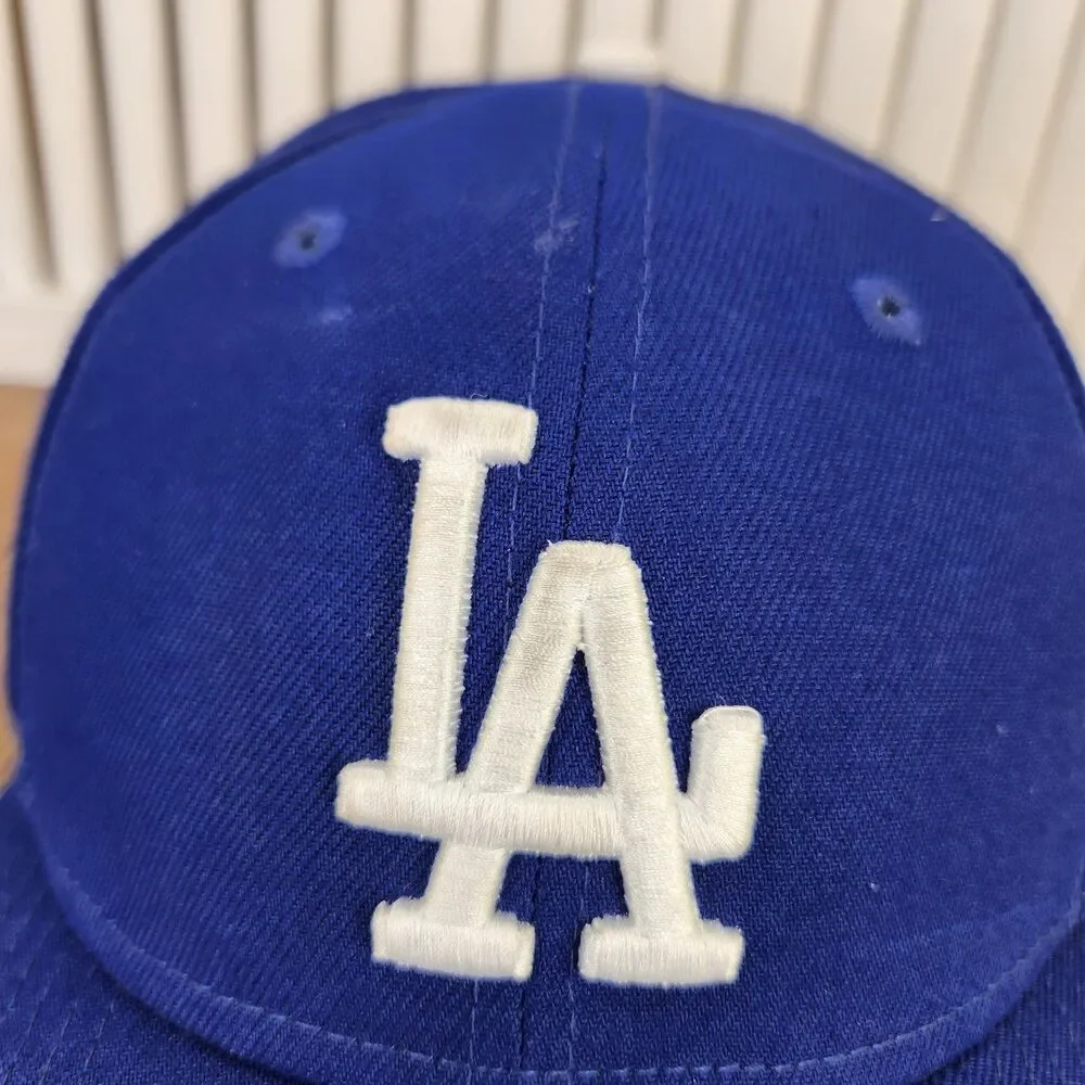 New Era 9forty LA Los Angeles Dodgers Baseball Cap Blue White Strapback MLB Hat